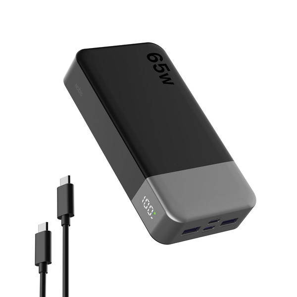 20000mAh 65W PD Portable Charger Power Bank, High Capacity USB C Fast Charging External Battery, Led Digital Display Power Bank Support Fast Charging For Laptop, Cell Phones, Tablets